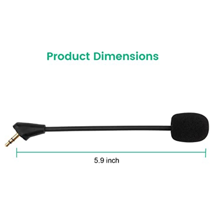 ZS0201 Computer Headset Replacement Microphone for HyperX Cloud Alpha S by buy2fix