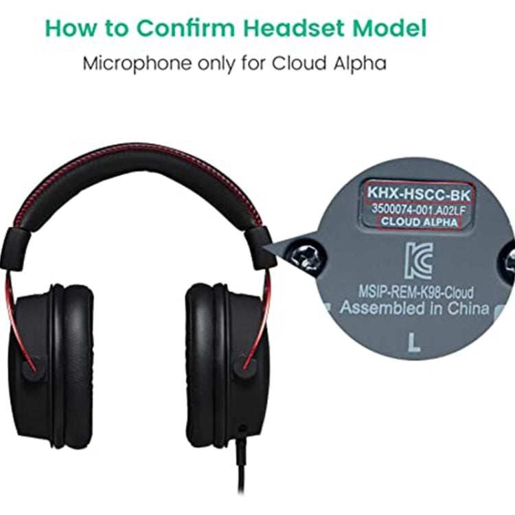 ZS0201 Computer Headset Replacement Microphone for HyperX Cloud Alpha S by buy2fix
