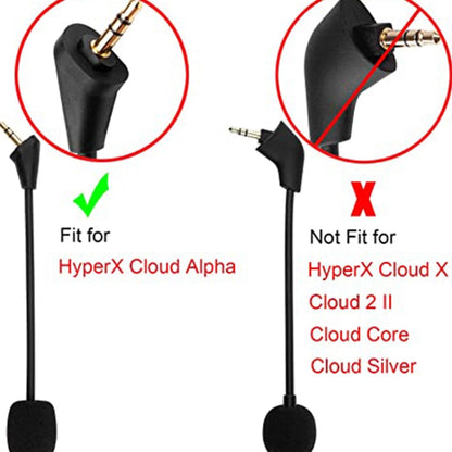 ZS0201 Computer Headset Replacement Microphone for HyperX Cloud Alpha S by buy2fix