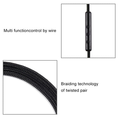 ZS0047 Call Wire Control Version HD4.30 Earphone Audio Cable (Black) by buy2fix