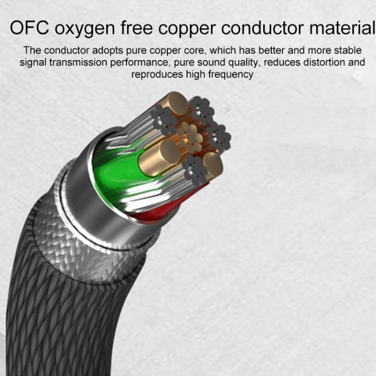 ZS0027 3.5mm to A2DC Headphone Audio Cable for Audio-technica ATH-LS50 E40 E70 CKR100 CKS1100(Brown) by buy2fix