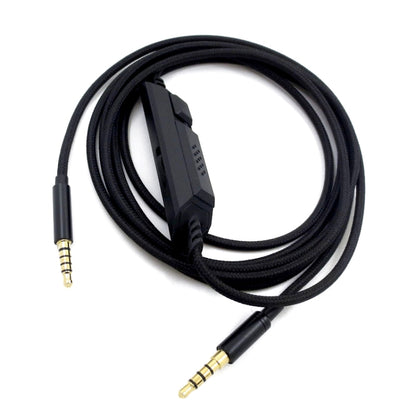ZS0150 Gaming Headphone Audio Cable for Logitech G233 G433 G Pro X (Black) - Headset Accessories by buy2fix | Online Shopping UK | buy2fix