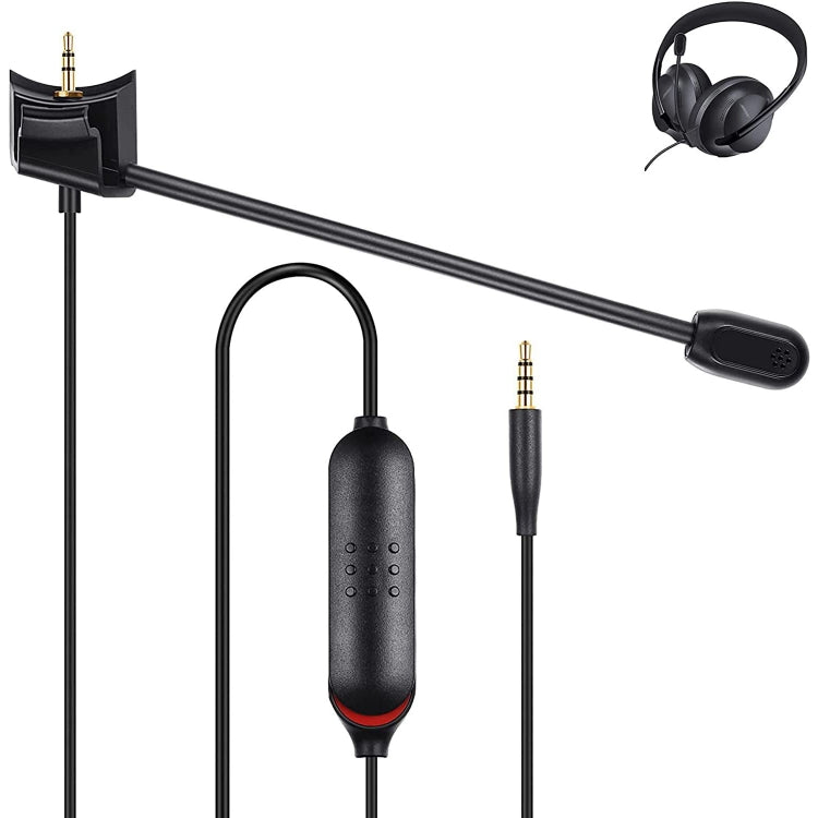 ZS0242 Gaming Headphone Cable for BOSE QC45 (Black) by buy2fix