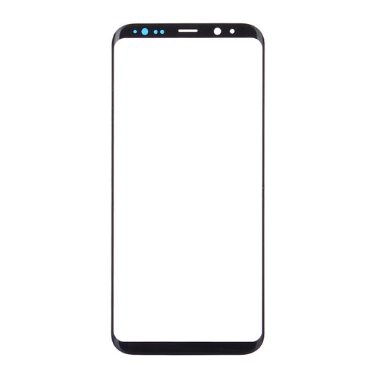 For Galaxy S9+ Front Screen Outer Glass Lens(Black) - Outer Glass Lens by buy2fix | Online Shopping UK | buy2fix