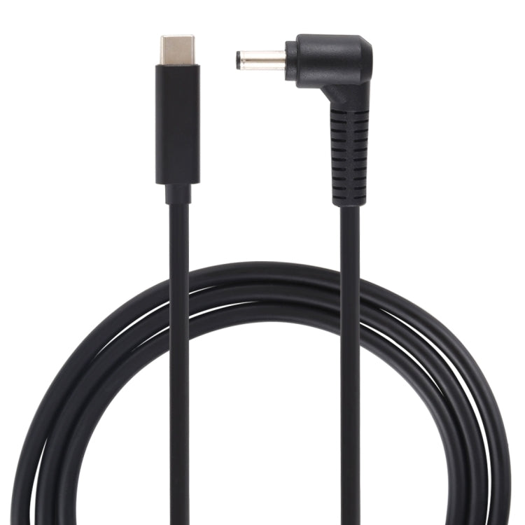 USB-C / Type-C to 4.0 x 1.35mm Laptop Power Charging Cable, Cable Length: about 1.5m(Black) by buy2fix