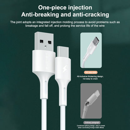 WK WDC-136 USB to Micro USB 3A Fast Charing Data Cable(White) - Micro USB Cable by WK | Online Shopping UK | buy2fix