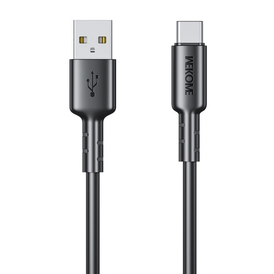 WEKOME WDC-01 Tidal Energy Series 6A USB to USB-C/Type-C PVC Data Cable, Length: 1m (Black) - USB-C & Type-C Cable by WK | Online Shopping UK | buy2fix