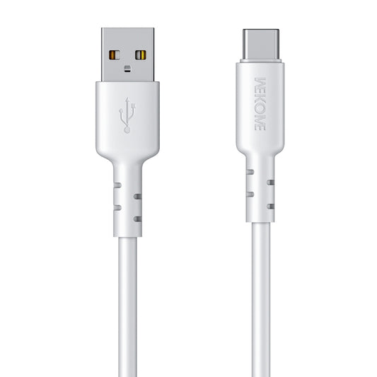 WEKOME WDC-01 Tidal Energy Series 6A USB to USB-C/Type-C PVC Data Cable, Length: 1m (White) - USB-C & Type-C Cable by WK | Online Shopping UK | buy2fix