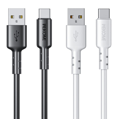 WEKOME WDC-01 Tidal Energy Series 6A USB to USB-C/Type-C PVC Data Cable, Length: 1m (White) - USB-C & Type-C Cable by WK | Online Shopping UK | buy2fix