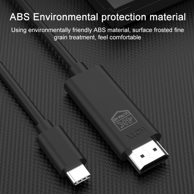 Onten UC503 USB-C / Type-C 4K 30Hz HDTV Cable, Length:1.8m - Wireless Display Dongle by Onten | Online Shopping UK | buy2fix