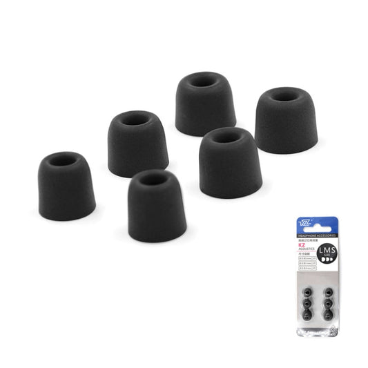 KZ 6 PCS Sound Insulation Noise Cancelling Memory Foam Earbuds Kit for All In-ear Earphone, Size: L & M & S(Black) - Anti-dust & Ear Caps by KZ | Online Shopping UK | buy2fix