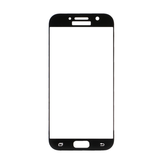 For Galaxy A7 (2017) / A720 0.33mm 9H Surface Hardness Silk-screen Full Screen Tempered Glass Screen Protector(Black) - Galaxy Tempered Glass by buy2fix | Online Shopping UK | buy2fix
