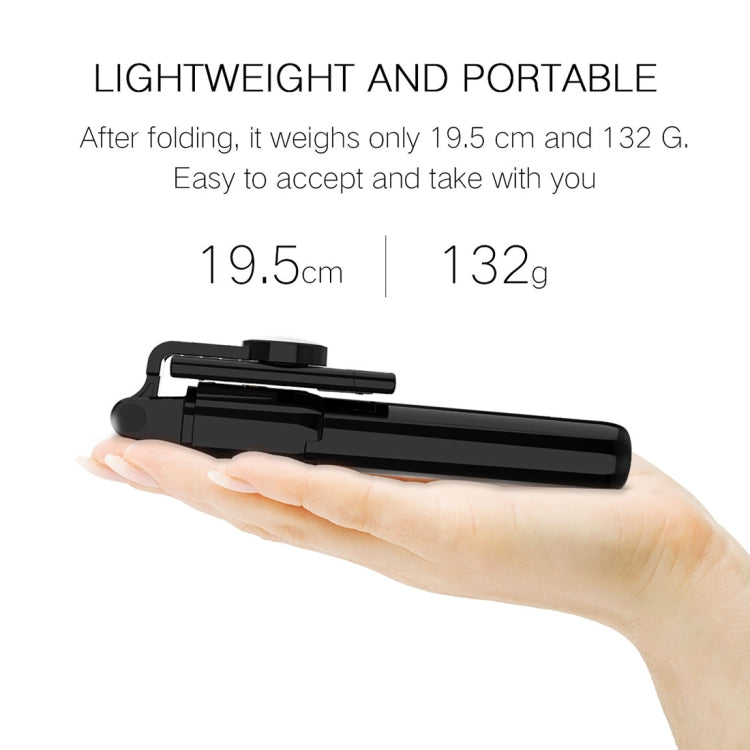 K10 Bluetooth 4.0 Mobile Phone Adjustable Bluetooth Selfie Stick Self-timer Pole Tripod (Black) - Selfie Sticks by buy2fix | Online Shopping UK | buy2fix