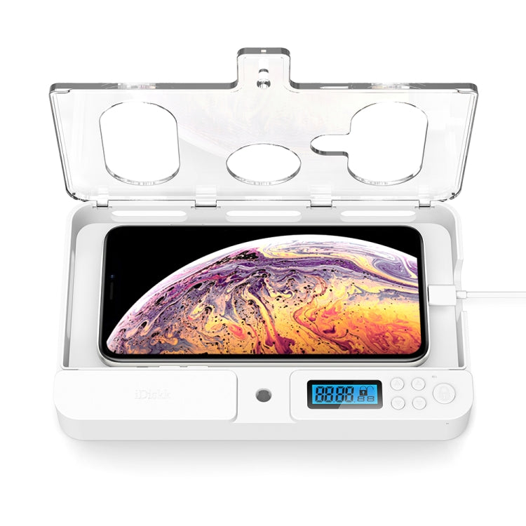 iDiskk Smart Phone Self-Controlled Timer Lock Box for iPhone, Sumsung (Transparent) by buy2fix