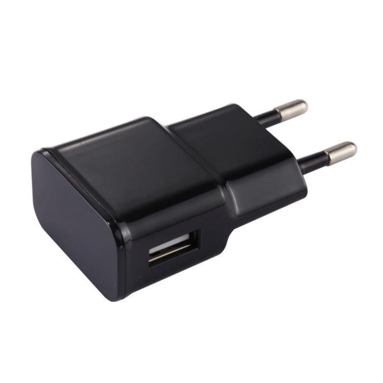 5V 2.1A Intelligent Identification USB Charger with 1m USB to Micro USB Charging Cable, EU Plug, For Samsung / Huawei / Xiaomi / Meizu / LG / HTC and Other Smartphones(Black) - USB Charger by buy2fix | Online Shopping UK | buy2fix