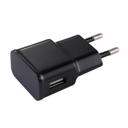 5V 2.1A Intelligent Identification USB Charger with 1m USB to Micro USB Charging Cable, EU Plug, For Samsung / Huawei / Xiaomi / Meizu / LG / HTC and Other Smartphones(Black) - USB Charger by buy2fix | Online Shopping UK | buy2fix