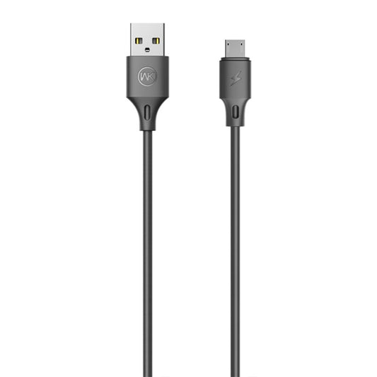WK WDC-092 3m 2.4A Max Output Full Speed Pro Series USB to Micro USB Data Sync Charging Cable(Black) - Micro USB Cable by WK | Online Shopping UK | buy2fix