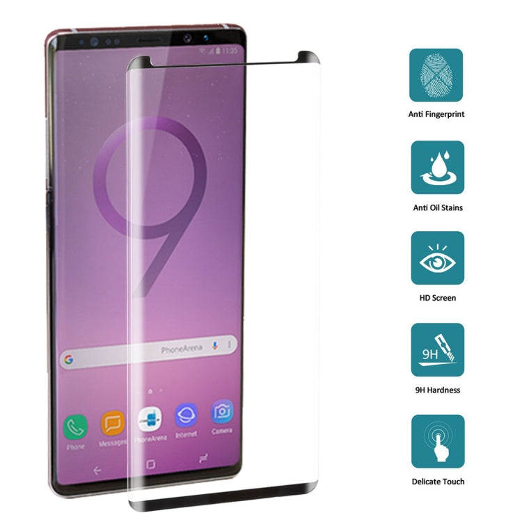 Case Friendly  Edge Glue Tempered Glass Film for Galaxy Note 9 - Galaxy Tempered Glass by buy2fix | Online Shopping UK | buy2fix