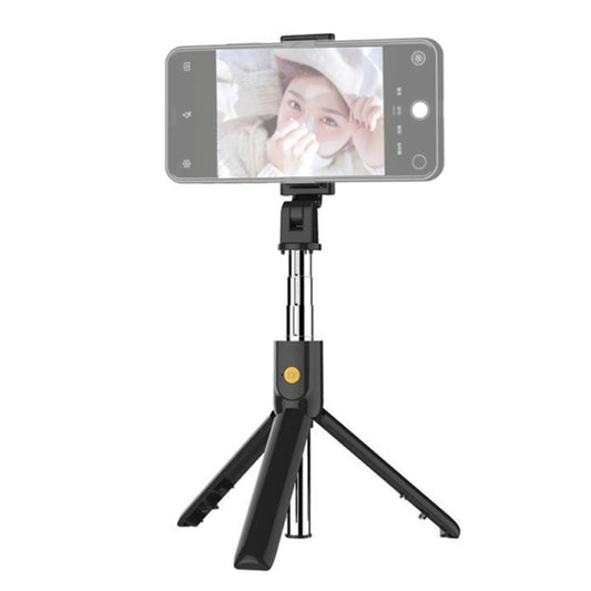 K07 Bluetooth 4.0 Mobile Phone Adjustable Bluetooth Selfie Stick Self-timer Pole Tripod (Black) - Selfie Sticks by buy2fix | Online Shopping UK | buy2fix
