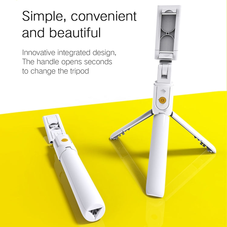 K07 Bluetooth 4.0 Mobile Phone Adjustable Bluetooth Selfie Stick Self-timer Pole Tripod (Black) - Selfie Sticks by buy2fix | Online Shopping UK | buy2fix