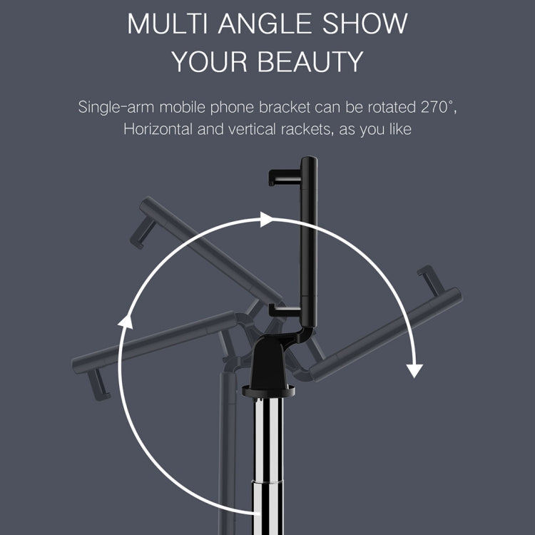 K07 Bluetooth 4.0 Mobile Phone Adjustable Bluetooth Selfie Stick Self-timer Pole Tripod (Black) - Selfie Sticks by buy2fix | Online Shopping UK | buy2fix