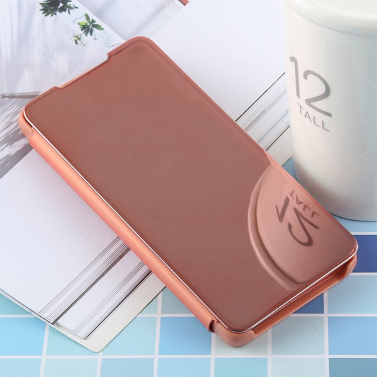 PU Electroplating Mirror Horizontal Flip Leather Case for Galaxy S10, with Holder (Rose Gold) - Galaxy Phone Cases by buy2fix | Online Shopping UK | buy2fix