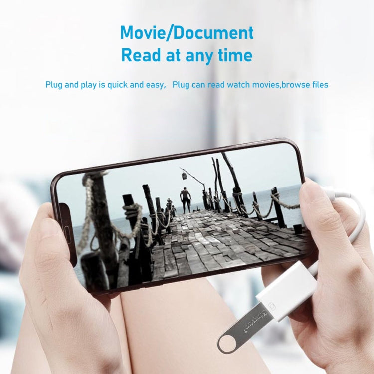 USB Female to USB-C / Type-C Male OTG Adapter by buy2fix