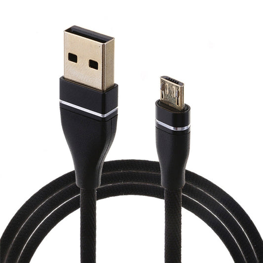 Nylon Weave Style USB to Micro USB Data Sync Charging Cable, Cable Length: 1m, For Galaxy, Huawei, Xiaomi, LG, HTC and Other Smart Phones (Black) by buy2fix