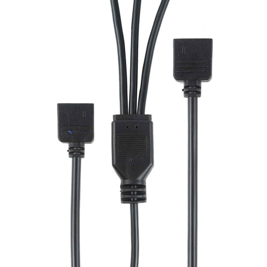 3 Pin 5V 1 to 3 Motherboard AURA RGB PC Cooling Extension Cable for Asus (Black) - Asus Spare Parts by buy2fix | Online Shopping UK | buy2fix