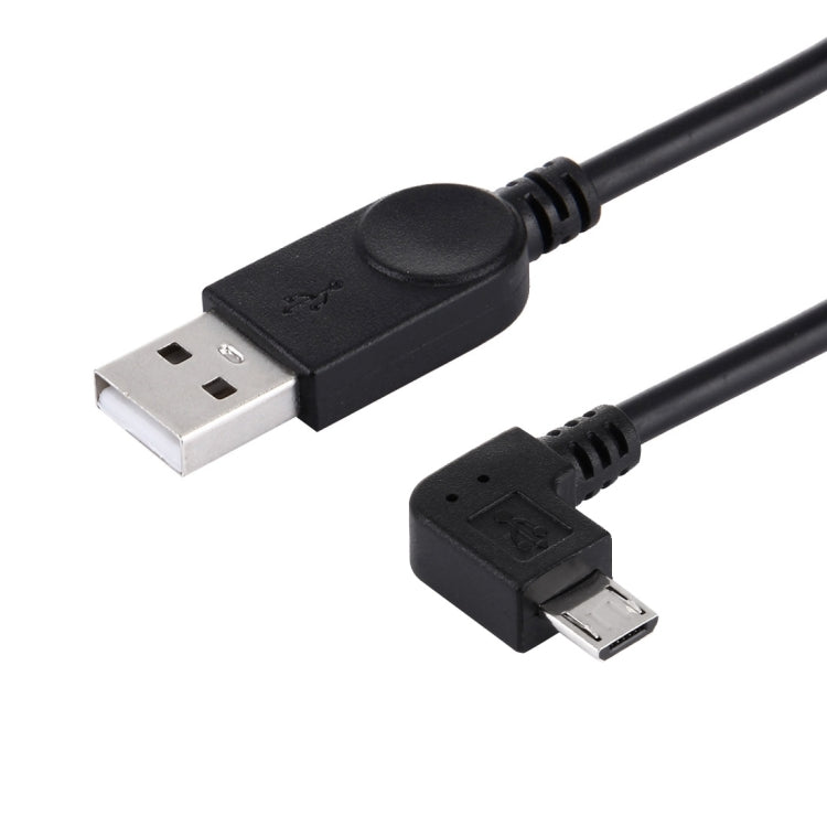 28cm 90 Degree Angle Right Micro USB to USB Data / Charging Cable, For Galaxy, Huawei, Xiaomi, LG, HTC and other Smart Phones by buy2fix