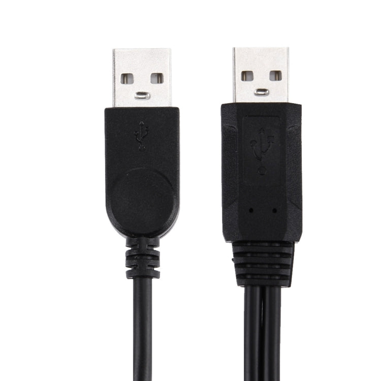50cm 2 in 1 USB 2.0 to Micro USB + USB Data / Charging Cable, For Galaxy, Huawei, Xiaomi, LG, HTC and other Smart Phones by buy2fix