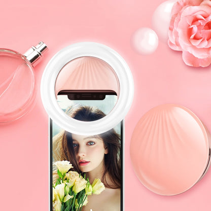 RK34 Rechargeable Beauty Selfie Light Selfie Clip Flash Fill Light (Black) - Selfie Light by buy2fix | Online Shopping UK | buy2fix