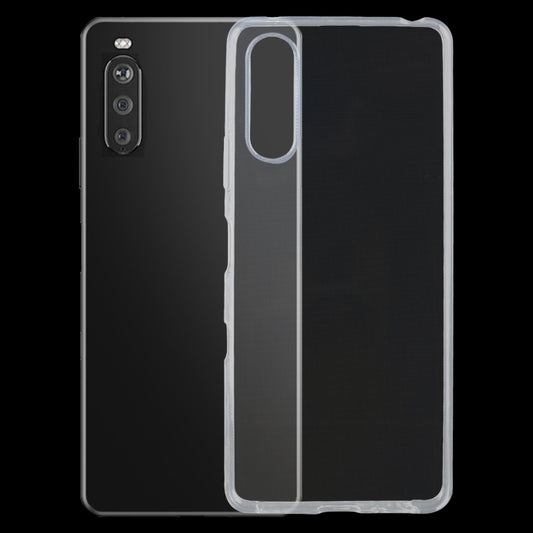 For Sony Xperia 10 III 0.75mm Ultra-thin Transparent TPU Soft Protective Case (Transparent) by buy2fix