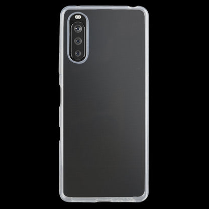 For Sony Xperia 10 III 0.75mm Ultra-thin Transparent TPU Soft Protective Case (Transparent) - Sony Cases by buy2fix | Online Shopping UK | buy2fix
