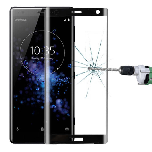 For Sony Xperia XZ2 0.3mm 9H Surface Hardness 3D Full Screen Tempered Glass Film by buy2fix
