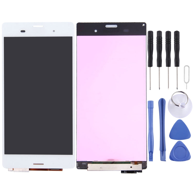 OEM LCD Screen for Sony Xperia Z3 with Digitizer Full Assembly(White) by buy2fix