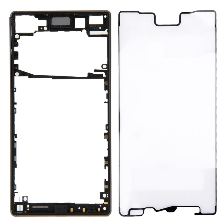 Front Bezel for Sony Xperia Z5 (Single SIM Card Version) (Black) by buy2fix