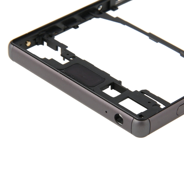 Front Bezel for Sony Xperia Z5 (Single SIM Card Version) (Black) by buy2fix