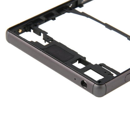 Front Bezel for Sony Xperia Z5 (Single SIM Card Version) (Black) by buy2fix