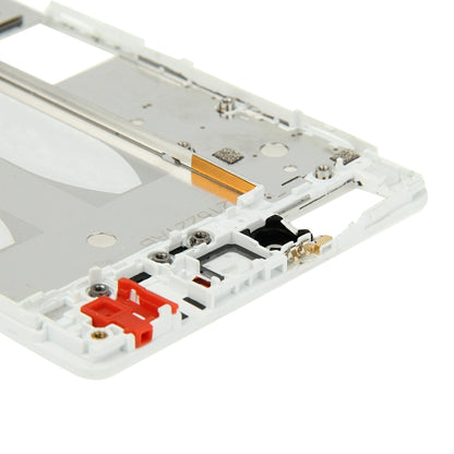 For Huawei P8 Front Housing LCD Frame Bezel Plate(White) - Full Housing Cover by buy2fix | Online Shopping UK | buy2fix