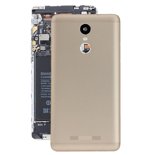 Battery Back Cover  for Xiaomi Redmi Note 3(Gold) - Back Cover by buy2fix | Online Shopping UK | buy2fix