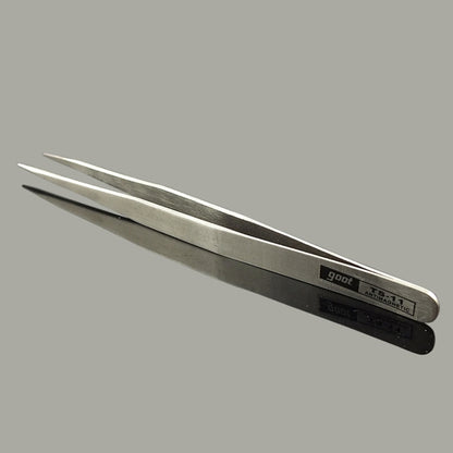 Gooi TS-11 Steel Straight Tweezers (Silver) - Tweezers by buy2fix | Online Shopping UK | buy2fix