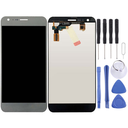 Original LCD Screen for LG X Cam / K580 / K580I / K580Y with Digitizer Full Assembly (Silver) - For LG by buy2fix | Online Shopping UK | buy2fix
