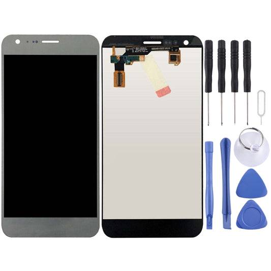 Original LCD Screen for LG X Cam / K580 / K580I / K580Y with Digitizer Full Assembly (Silver) - For LG by buy2fix | Online Shopping UK | buy2fix
