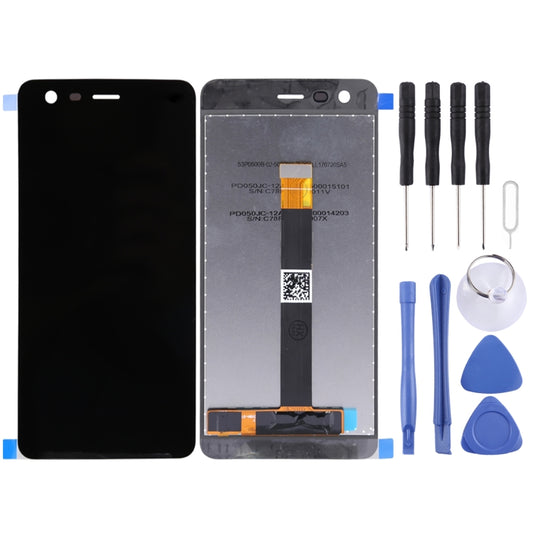 TFT LCD Screen for Nokia 2 TA-1029/DS with Digitizer Full Assembly  (Black) - LCD Screen by buy2fix | Online Shopping UK | buy2fix