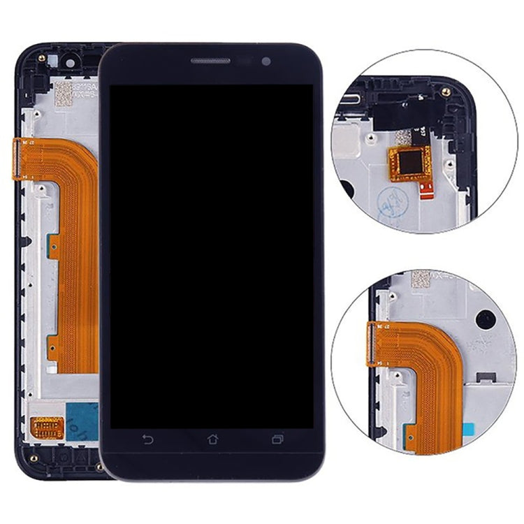 5.0 inch OEM LCD Screen for Asus Zenfone Go ZB500KL X00AD Digitizer Full Assembly with Frame (Black) - LCD Screen by buy2fix | Online Shopping UK | buy2fix