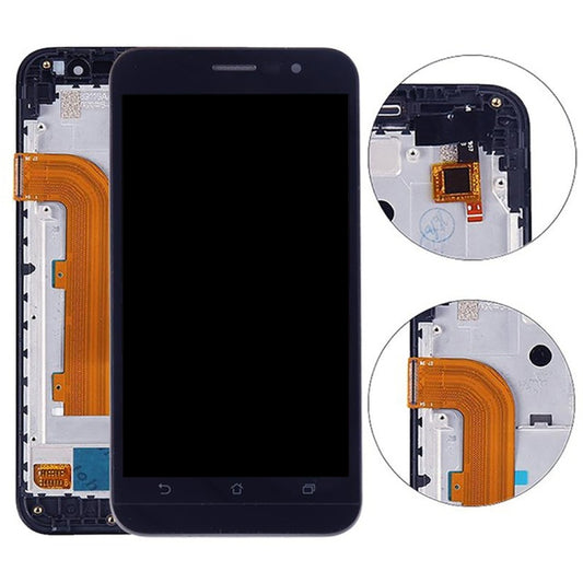 5.0 inch OEM LCD Screen for Asus Zenfone Go ZB500KL X00AD Digitizer Full Assembly with Frame (Black) - LCD Screen by buy2fix | Online Shopping UK | buy2fix