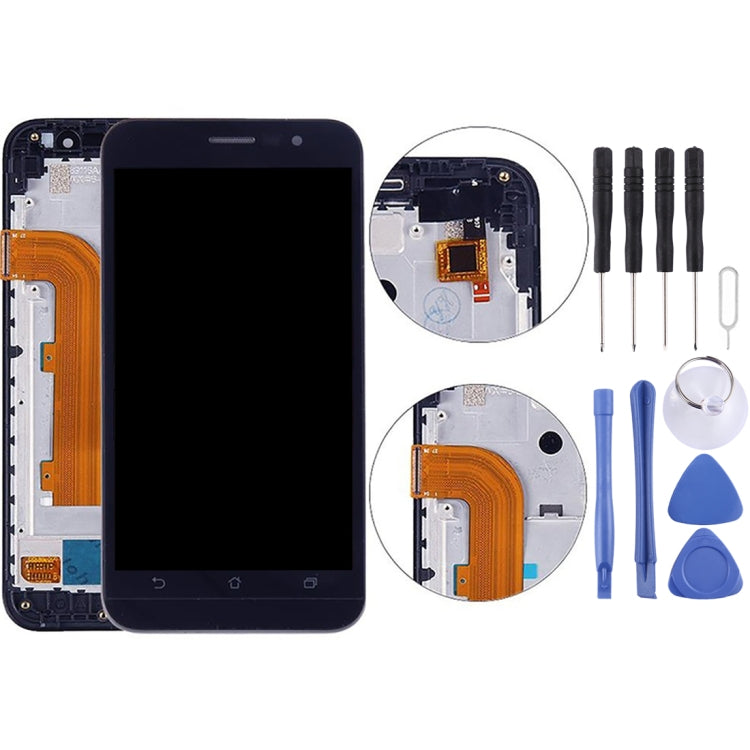 5.0 inch OEM LCD Screen for Asus Zenfone Go ZB500KL X00AD Digitizer Full Assembly with Frame (Black) - LCD Screen by buy2fix | Online Shopping UK | buy2fix