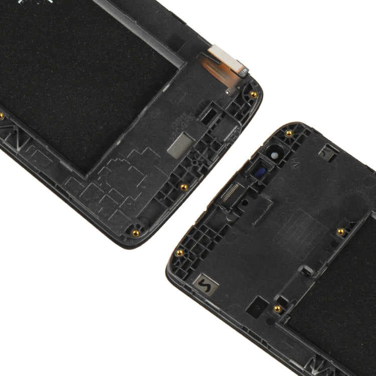 TFT LCD Screen for LG K8 (2016)Digitizer Full Assembly with Frame(Black) - For LG by buy2fix | Online Shopping UK | buy2fix