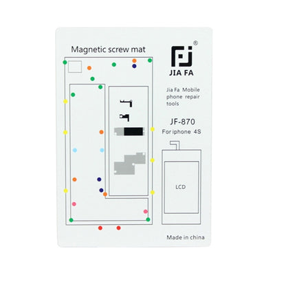 JIAFA Magnetic Screws Mat for iPhone 4S - Magnetic Screws Mat by JIAFA | Online Shopping UK | buy2fix